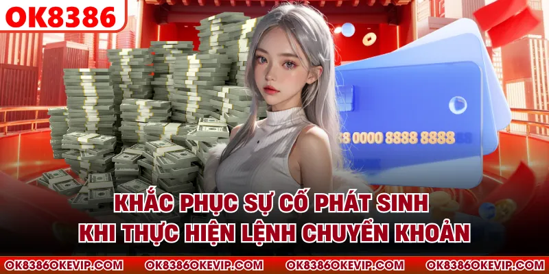 Khắc phục sự cố phát sinh khi thực hiện lệnh chuyển khoản
